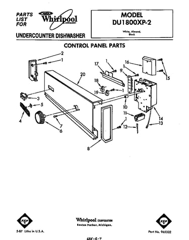 Control panel