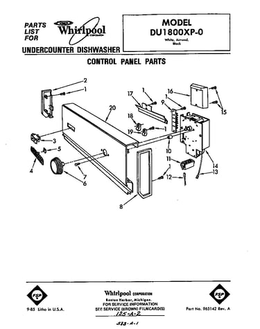 Control panel