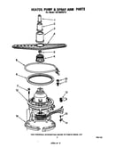 Heater, pump and spray arm