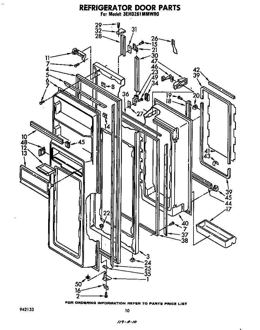 Refrigerator door