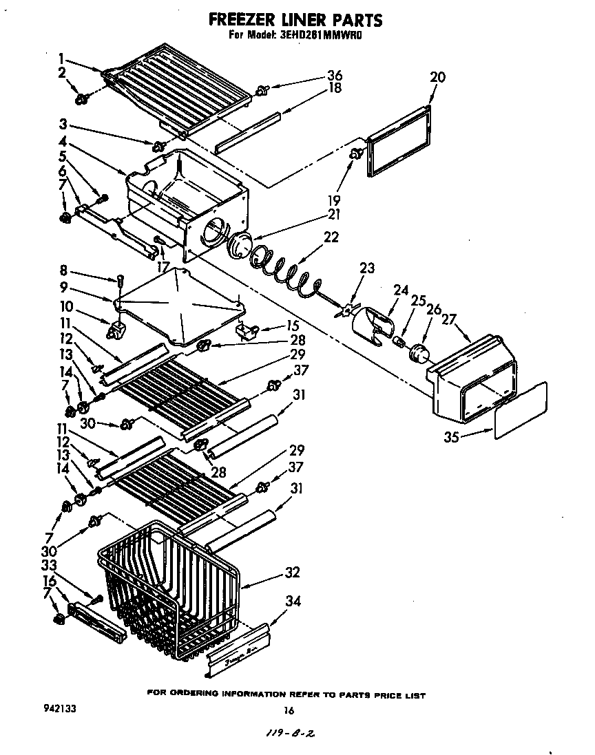 Freezer liner