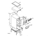 Roper 8963L10 cabinet and control diagram