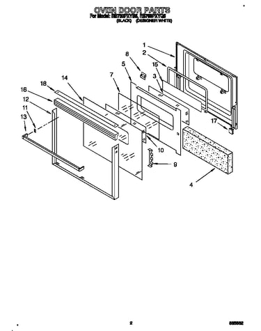 Oven door