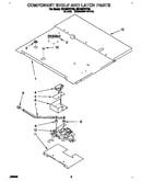 Component shelf and latch