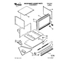 Whirlpool RM288PXV7 microwave cabinet diagram