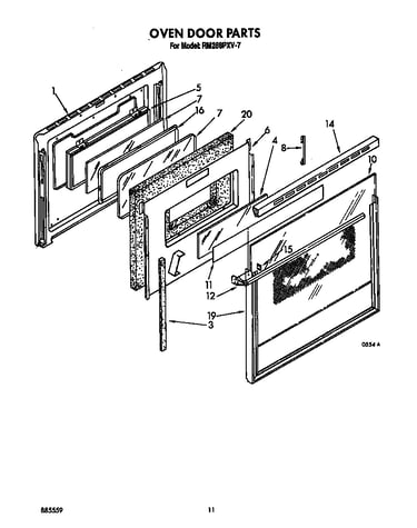 Oven door