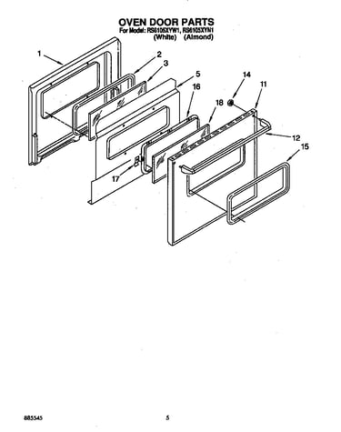 Oven door