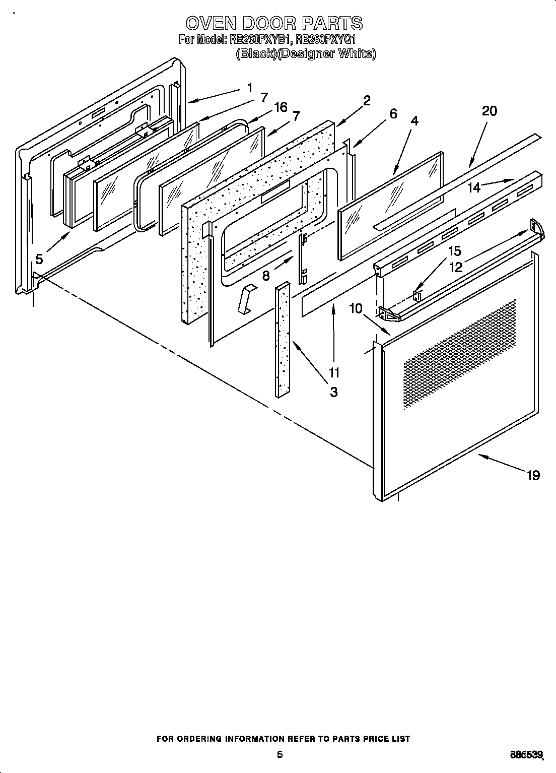Oven door