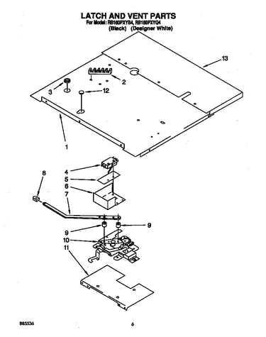 Latch and vent