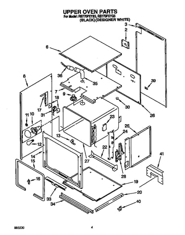 Upper oven