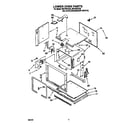 Whirlpool RB770PXYB3 lower oven diagram