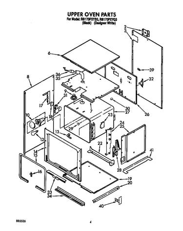 Upper oven