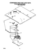 Component shelf and latch