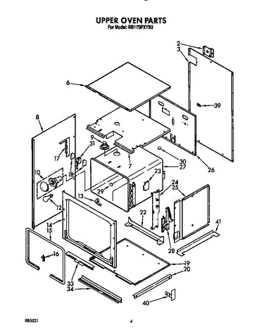 Upper oven