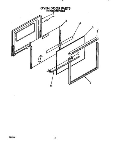 Oven door