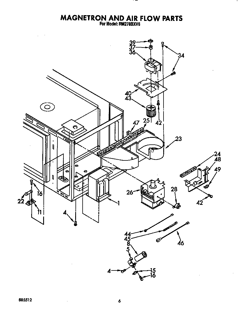 Magnetron and air flow