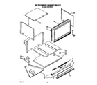 Whirlpool RM278BXV6 microwave cabinet diagram