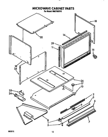 Microwave cabinet
