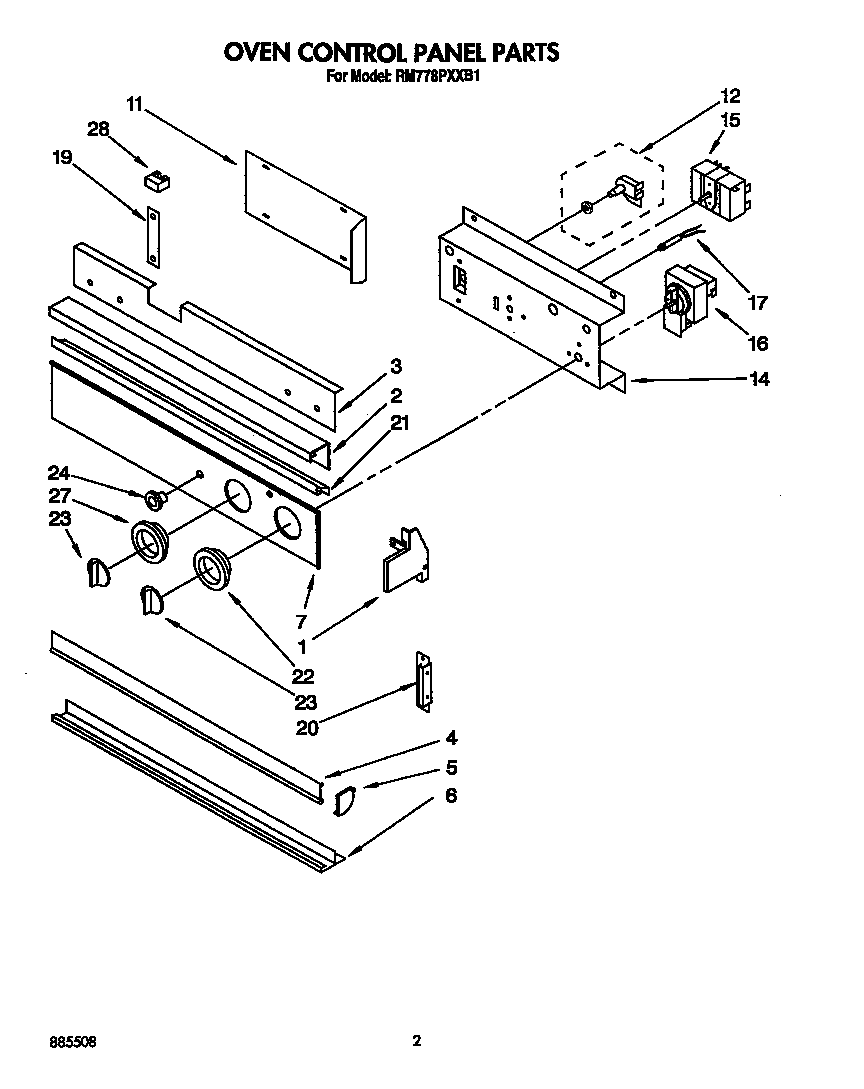 OVEN CONTROL PANEL