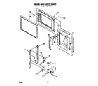 Whirlpool RM778PXXB1 door and latch diagram