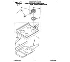 Whirlpool RF310PXAW0 cooktop diagram
