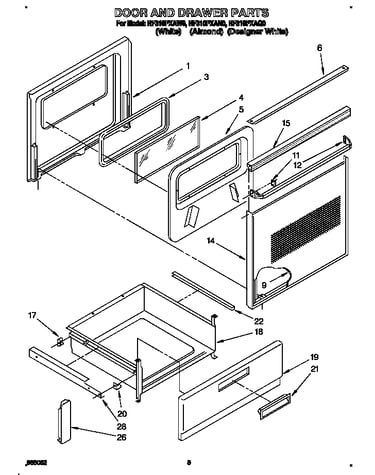 Door and drawer