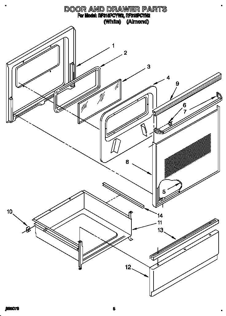 Door and drawer