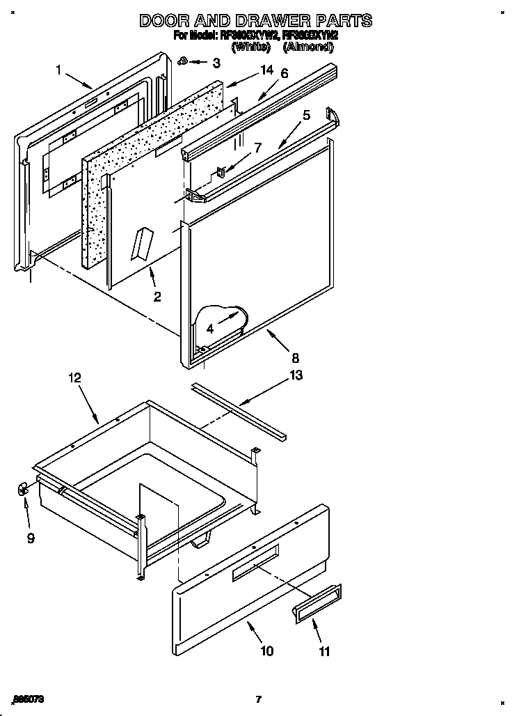Door and drawer