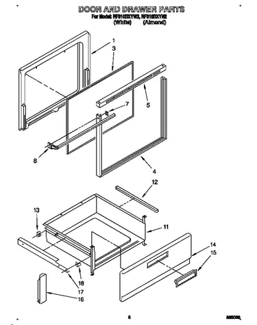 Door and drawer