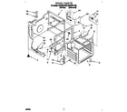 Whirlpool RF376PCYW2 oven diagram