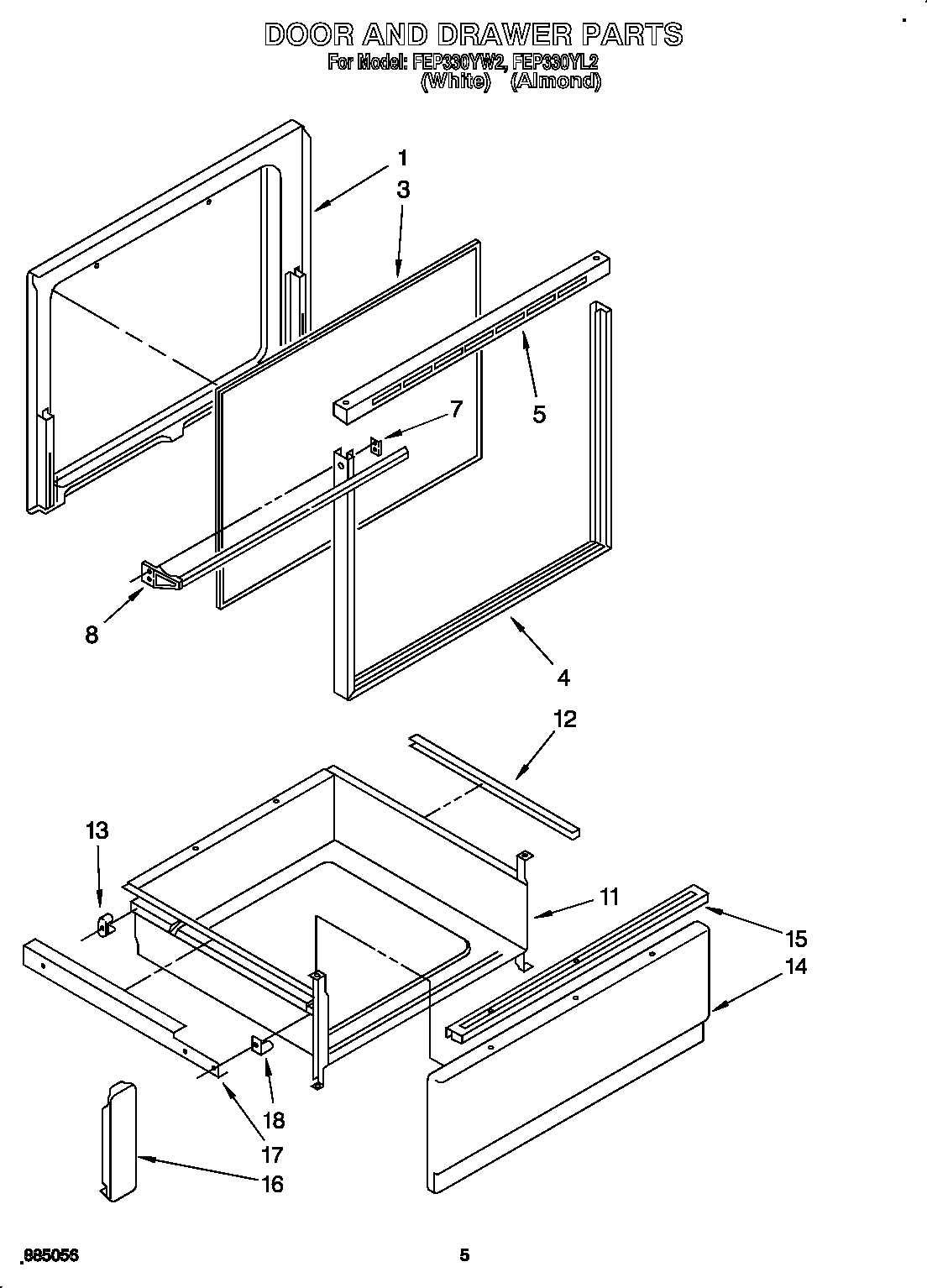 DOOR AND DRAWER