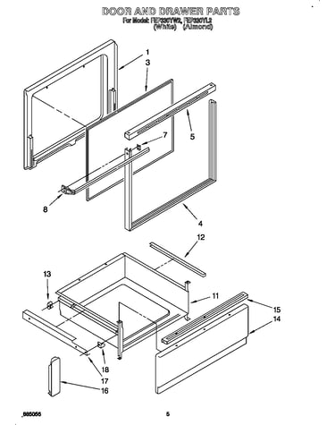 Door and drawer