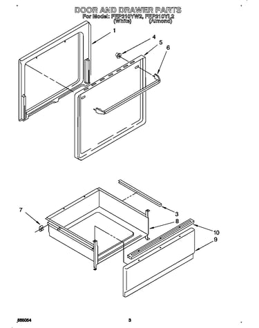 Door and drawer