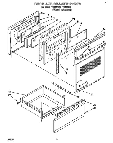 Door and drawer