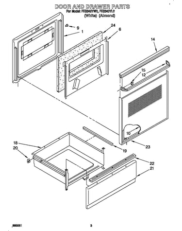 Door and drawer