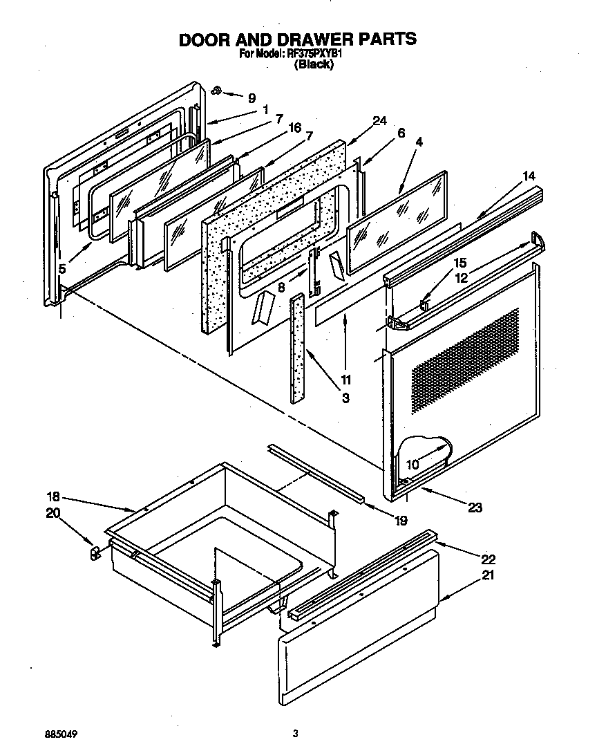 Door and drawer