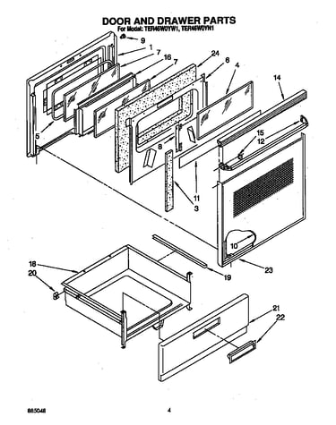 Door and drawer