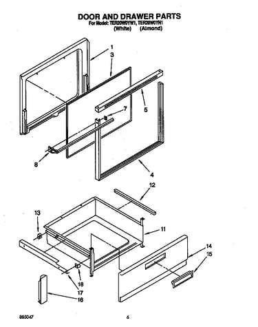 Door and drawer