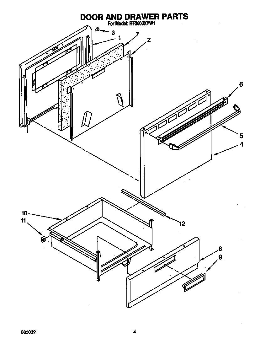 Door and drawer