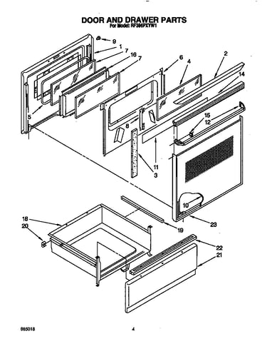 Door and drawer