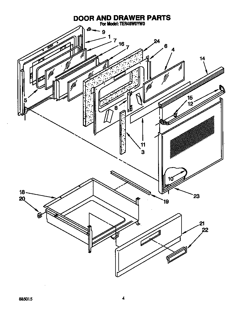 DOOR AND DRAWER