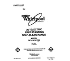 Whirlpool RF375PXYW0 front cover diagram