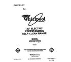 Whirlpool RF375PCYW0 front cover diagram