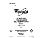 Whirlpool RF370PXYW0 front cover diagram