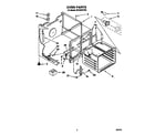 Whirlpool RF370PXYW0 oven diagram