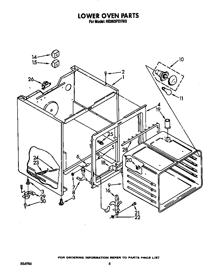 Lower oven