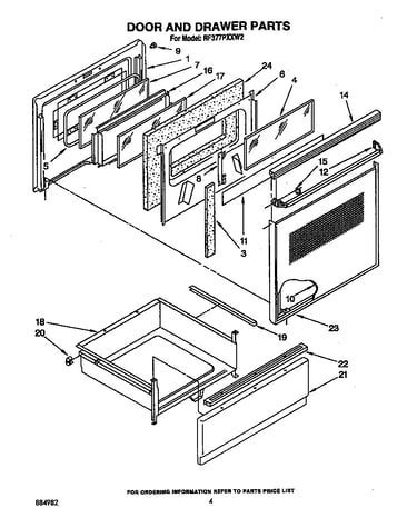 Door and drawer