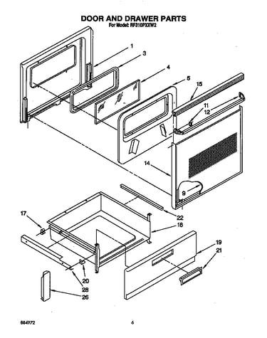 Door and drawer