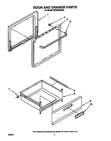 Door and drawer