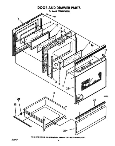 Door and drawer